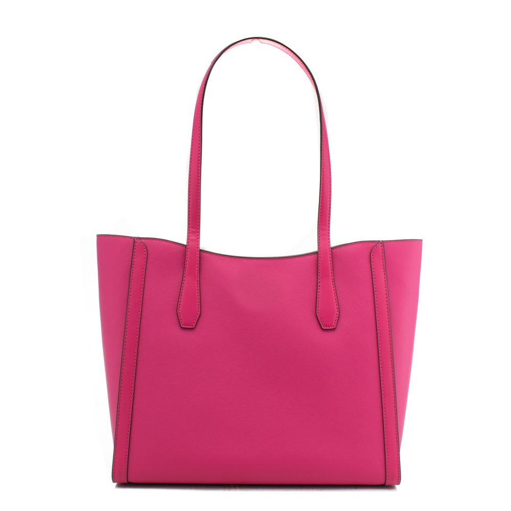 Multicolor Canvas Large Tote Bag
