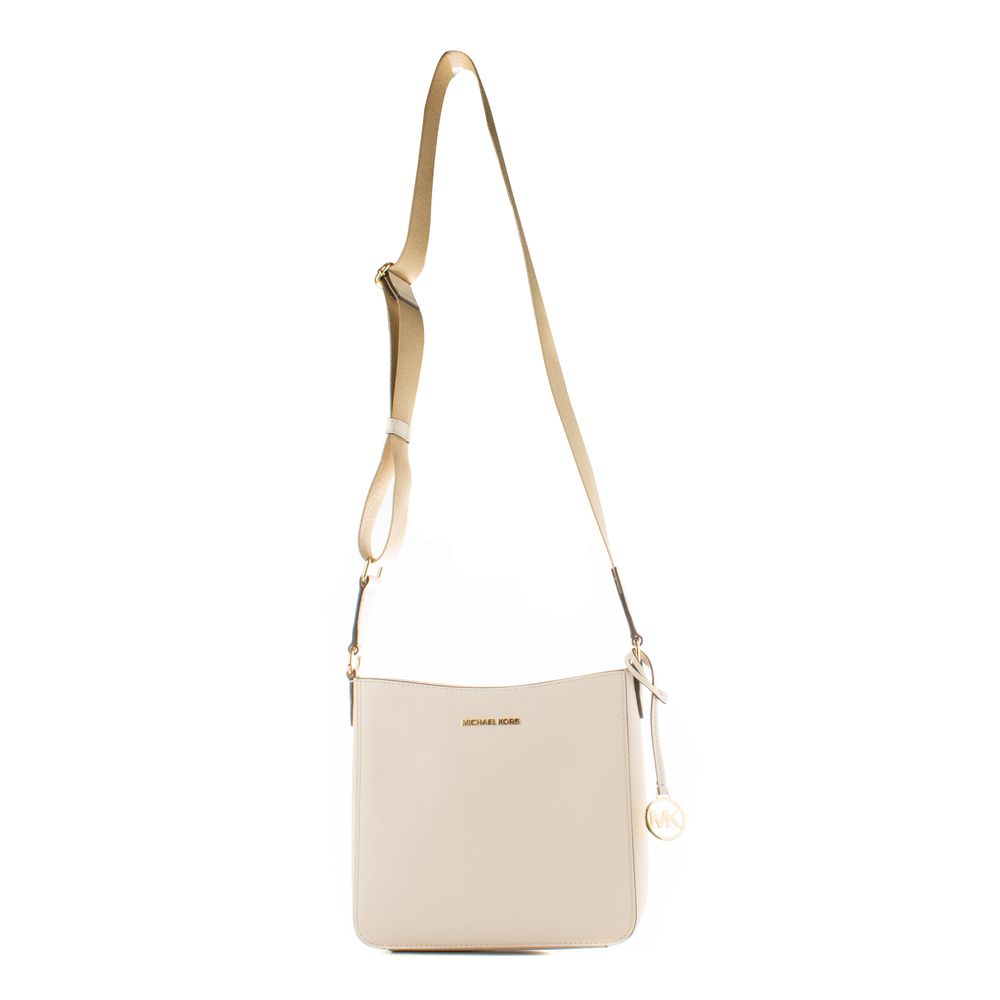Jet Set Travel Beige Canvas Crossbody Bag
