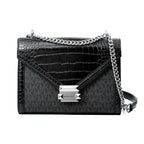 Black Canvas Whitney Crossbody Bag