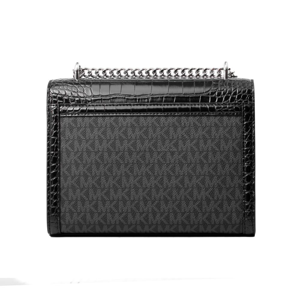 Black Canvas Whitney Crossbody Bag