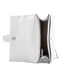 White Leather Greenwich Shoulder Bag