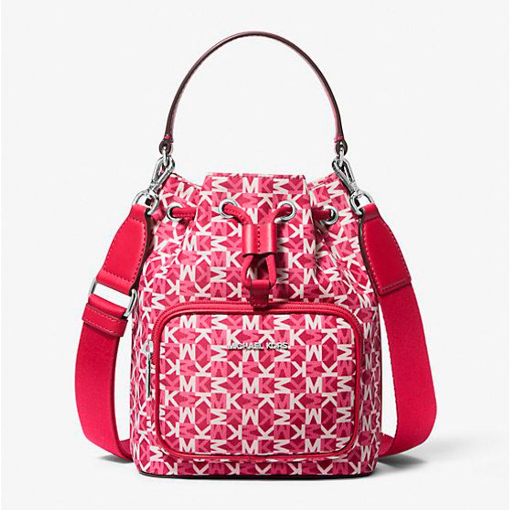 Multicolor Recycled Nylon Bucket Bag