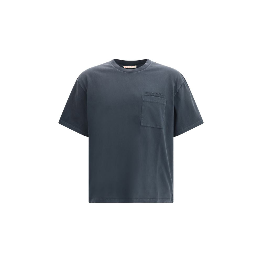 Black Cotton Crew Neck T-Shirt