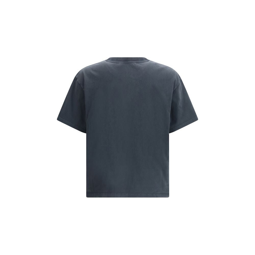 Black Cotton Crew Neck T-Shirt