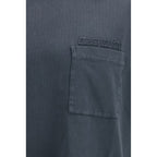 Black Cotton Crew Neck T-Shirt