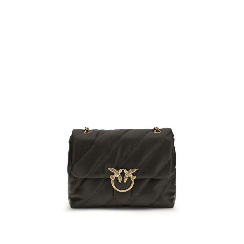 Love Puff Quilted Calf Leather Shoulder Bag