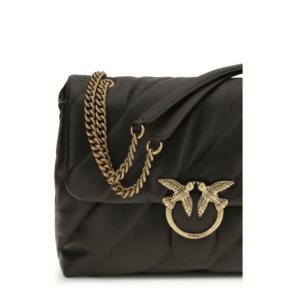 Love Puff Quilted Calf Leather Shoulder Bag