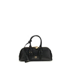 Black Calfskin Escape Baguette Handbag