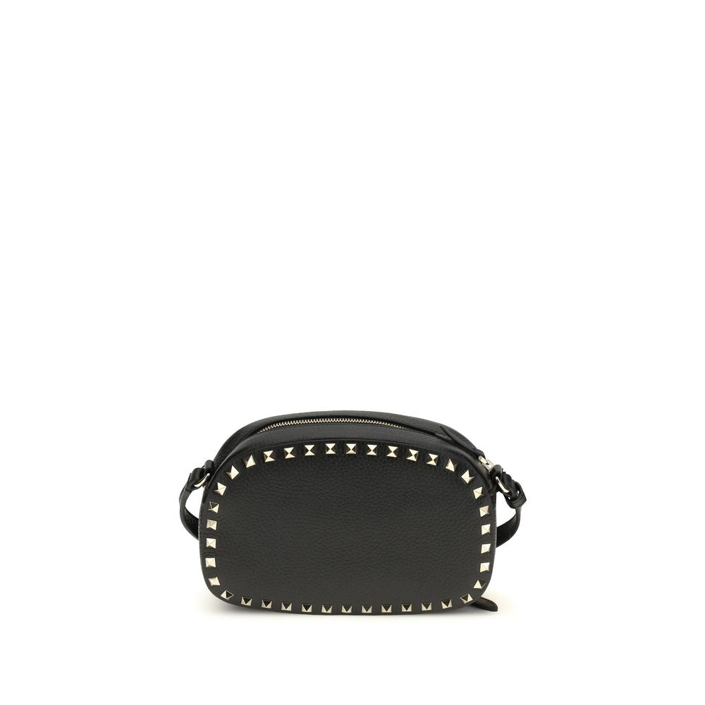 Calfskin Mini Rockstud Shoulder Bag