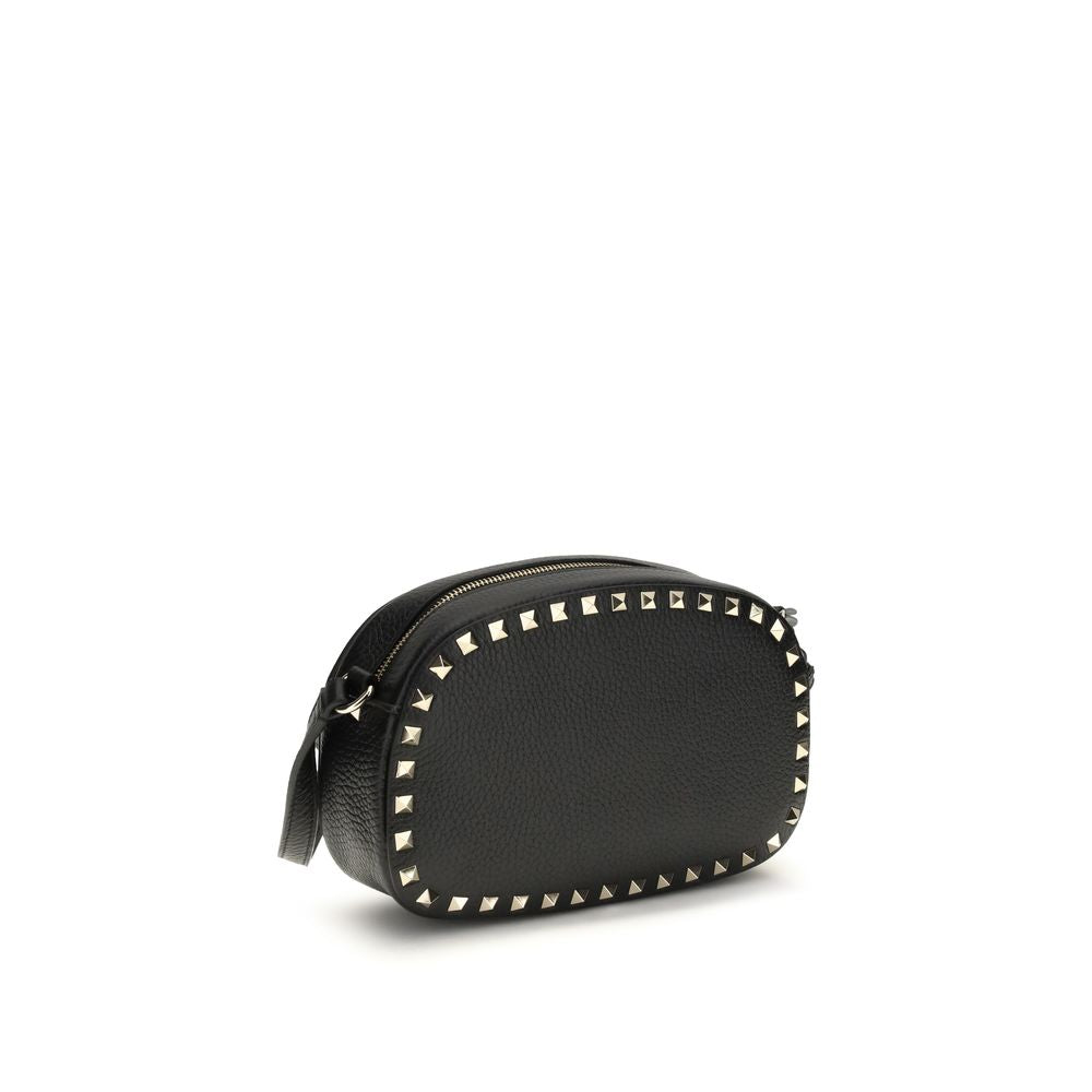 Calfskin Mini Rockstud Shoulder Bag