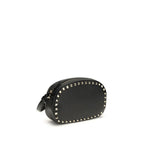 Calfskin Mini Rockstud Shoulder Bag