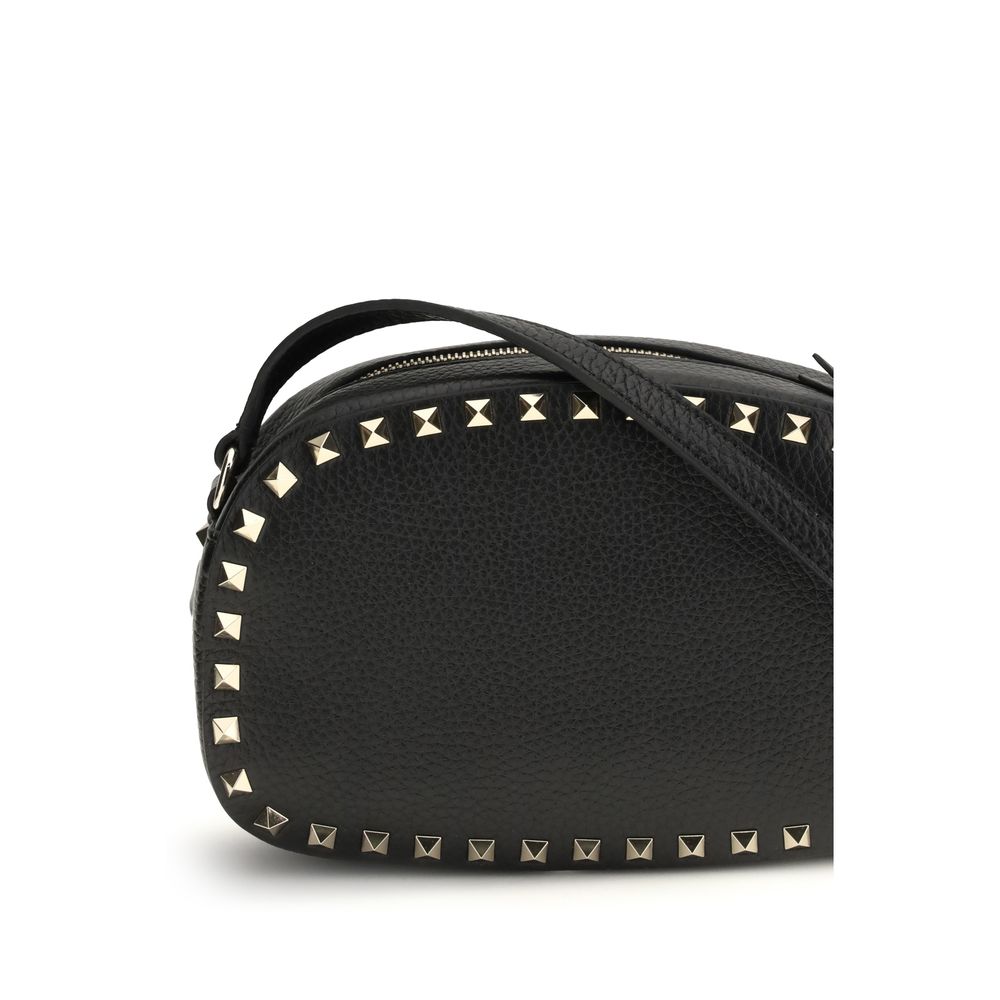 Calfskin Mini Rockstud Shoulder Bag