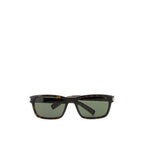 Brown Tortoiseshell Acetate Square Sunglasses