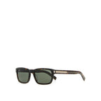 Brown Tortoiseshell Acetate Square Sunglasses