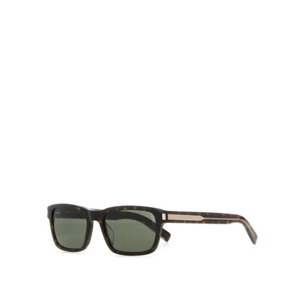 Brown Tortoiseshell Acetate Square Sunglasses