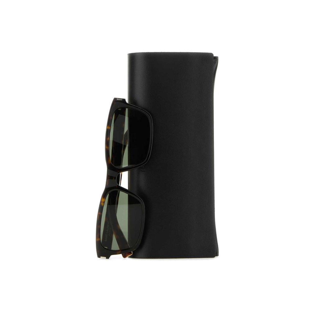 Brown Tortoiseshell Acetate Square Sunglasses