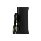 Brown Tortoiseshell Acetate Square Sunglasses