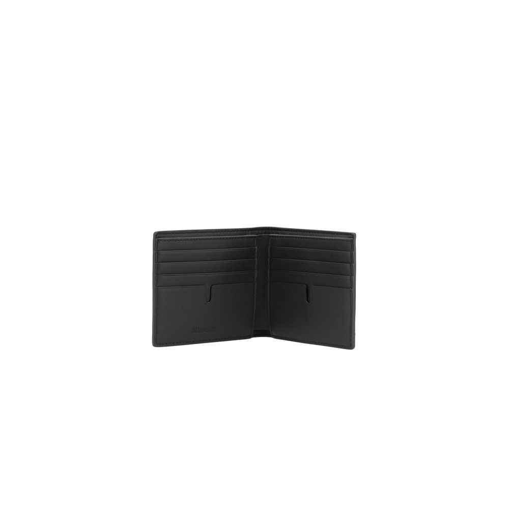 Calf Leather Archivio Check Bifold Wallet