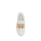 Calfskin Rockstud Untitled Low Top Sneakers
