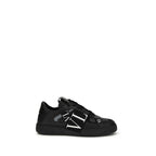 VL7N Low-Top Sneakers in Black Calf Suede