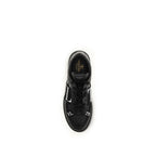 VL7N Low-Top Sneakers in Black Calf Suede