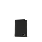 VLogo Signature Grained Calf Leather Wallet