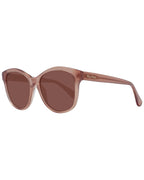 Butterfly Full Rim Brown Plastic Sunglasses