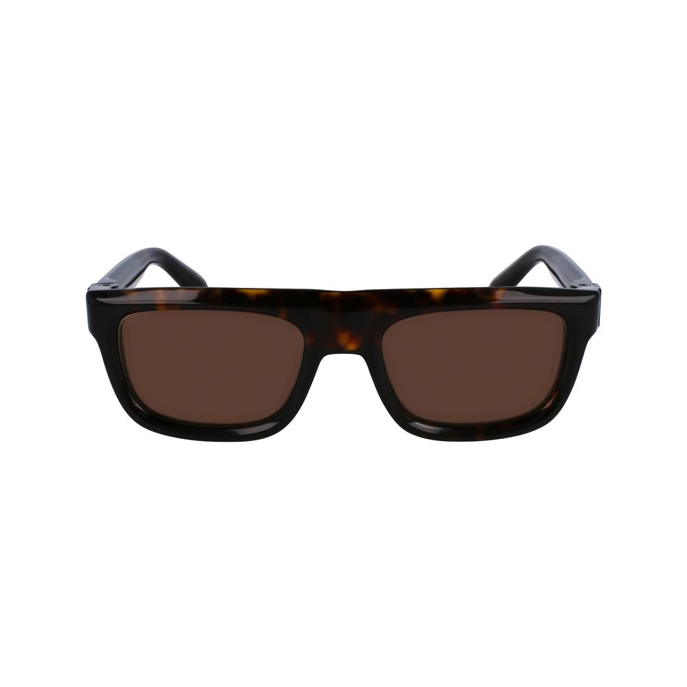 SF2009S-242 56mm Brown Acetate Rectangle Sunglasses