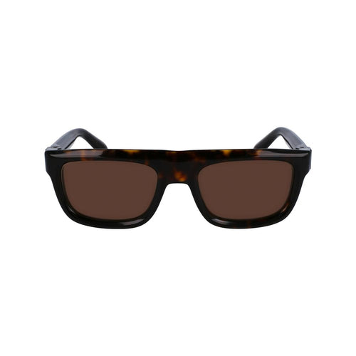 SF2009S-242 56mm Brown Acetate Rectangle Sunglasses