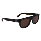 SF2009S-242 56mm Brown Acetate Rectangle Sunglasses