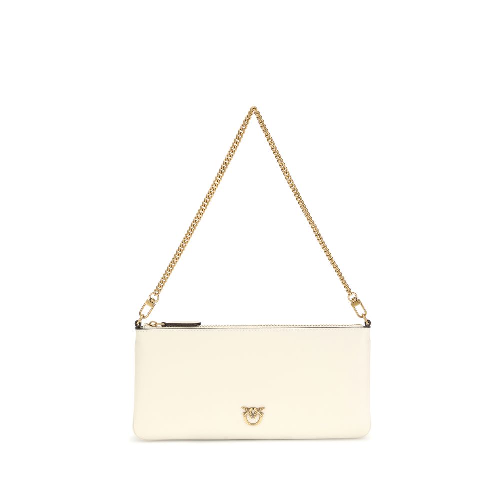 White Calf Leather Shoulder Bag