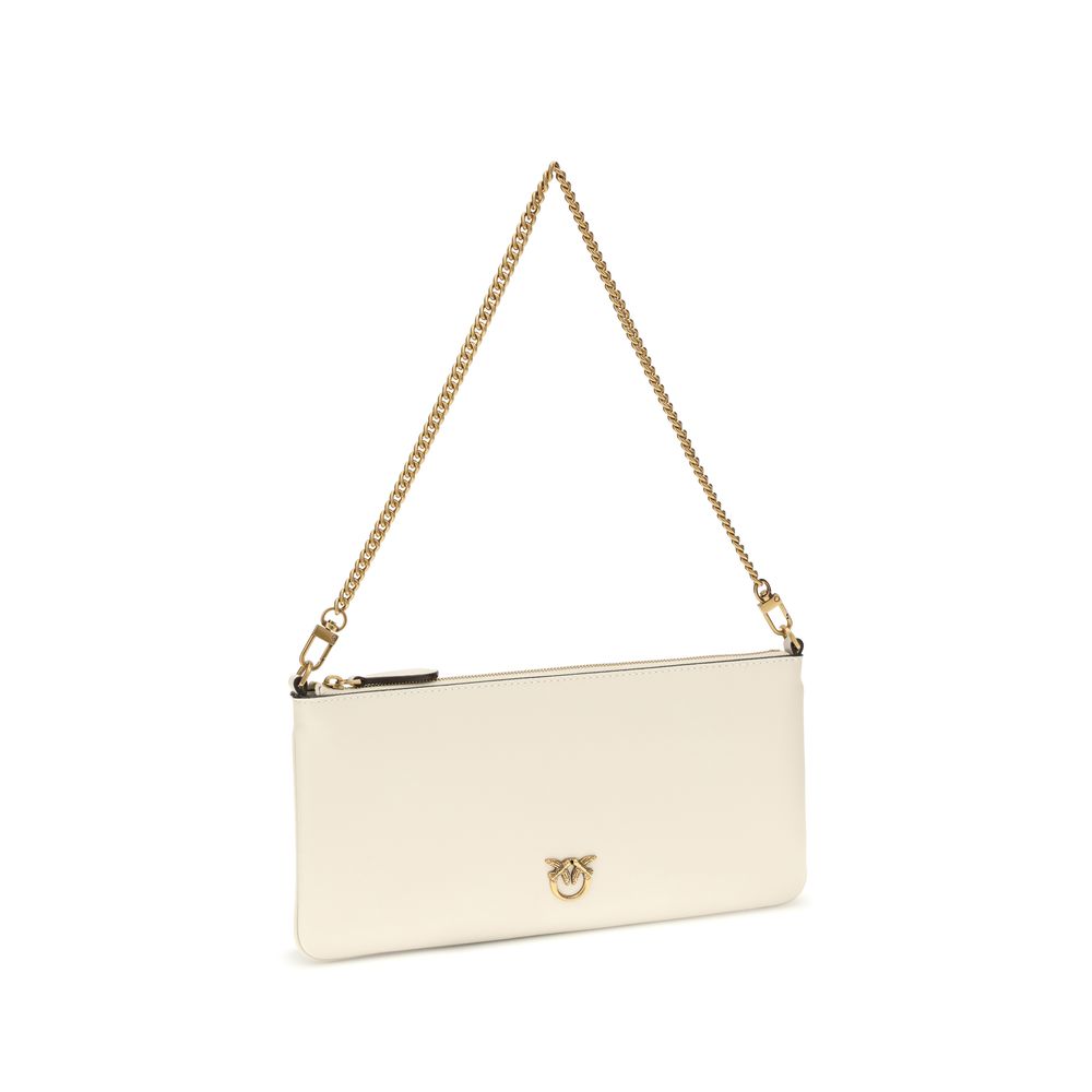 White Calf Leather Shoulder Bag