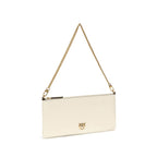 White Calf Leather Shoulder Bag
