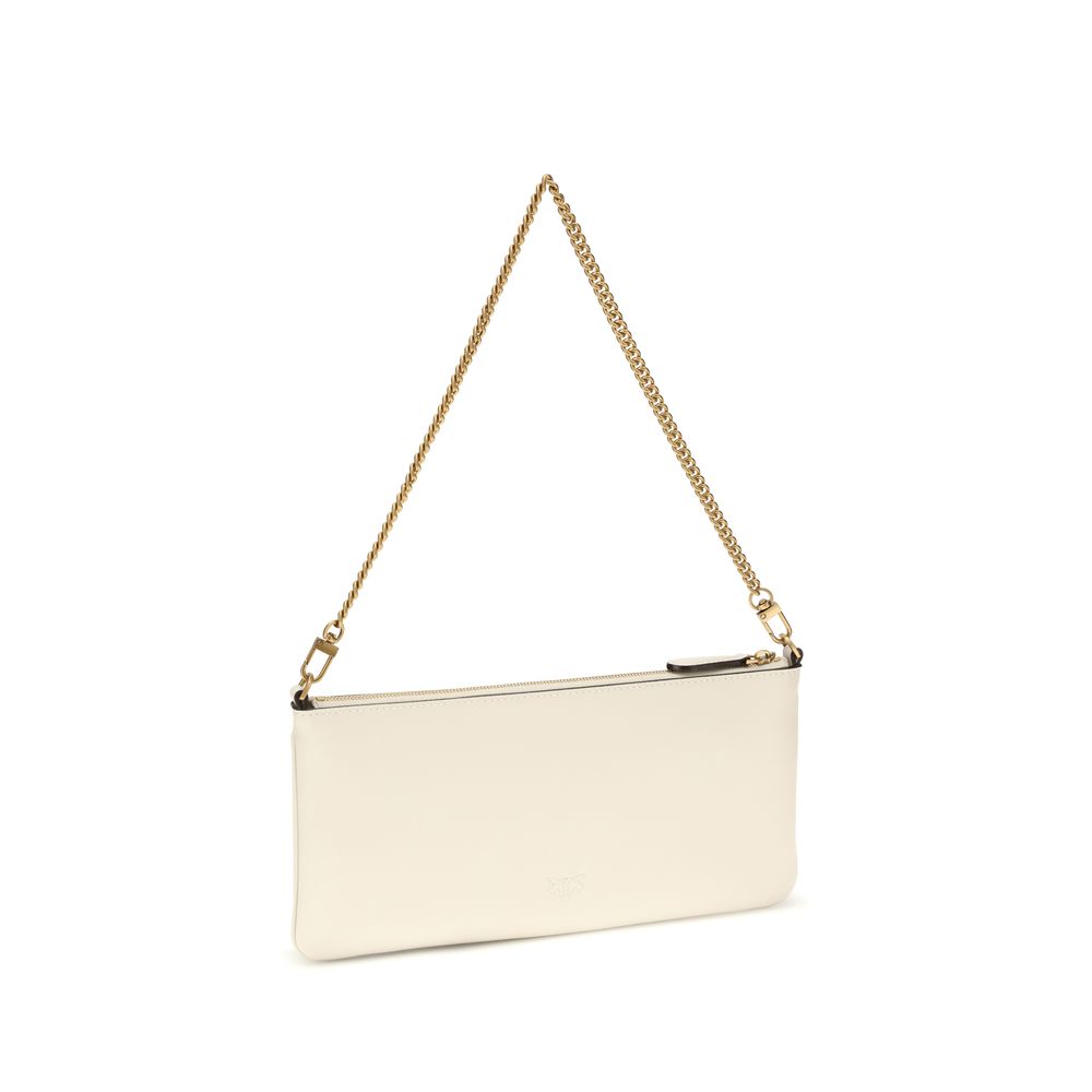 White Calf Leather Shoulder Bag