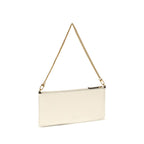 White Calf Leather Shoulder Bag