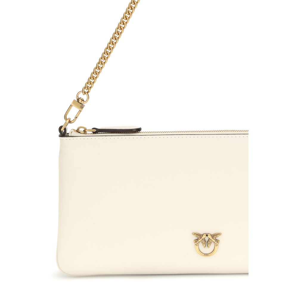 White Calf Leather Shoulder Bag