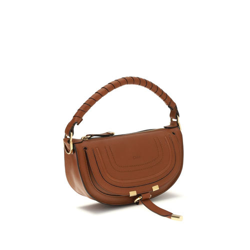 Brown Calfskin Marcie Mini Shoulder Bag