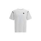 Cotton T-shirt Embroidered with Boke Flower 2.0