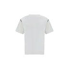 Cotton T-shirt Embroidered with Boke Flower 2.0