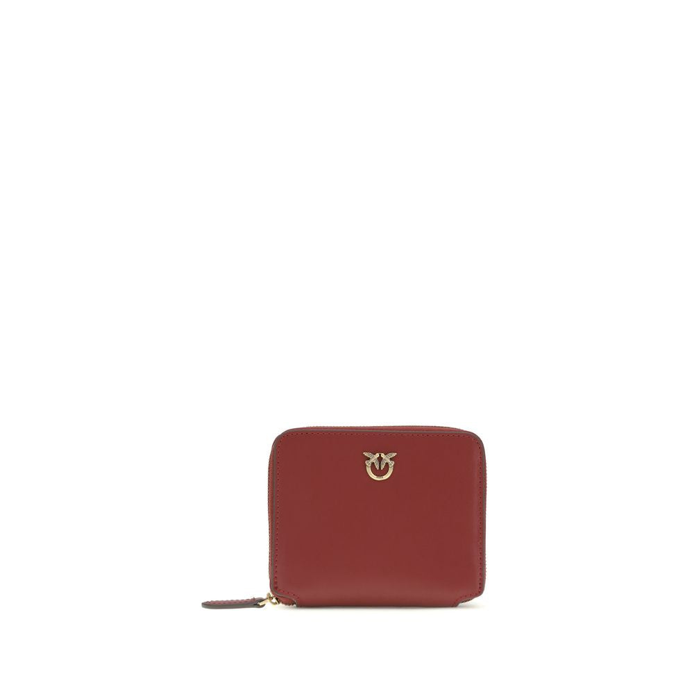 Bordeaux Calf Leather Ziparound Wallet