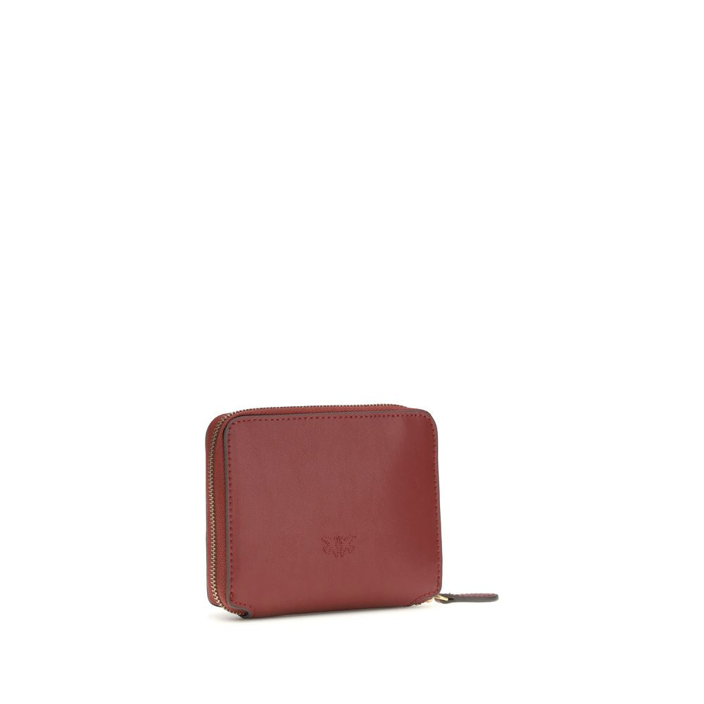 Bordeaux Calf Leather Ziparound Wallet