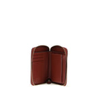 Bordeaux Calf Leather Ziparound Wallet
