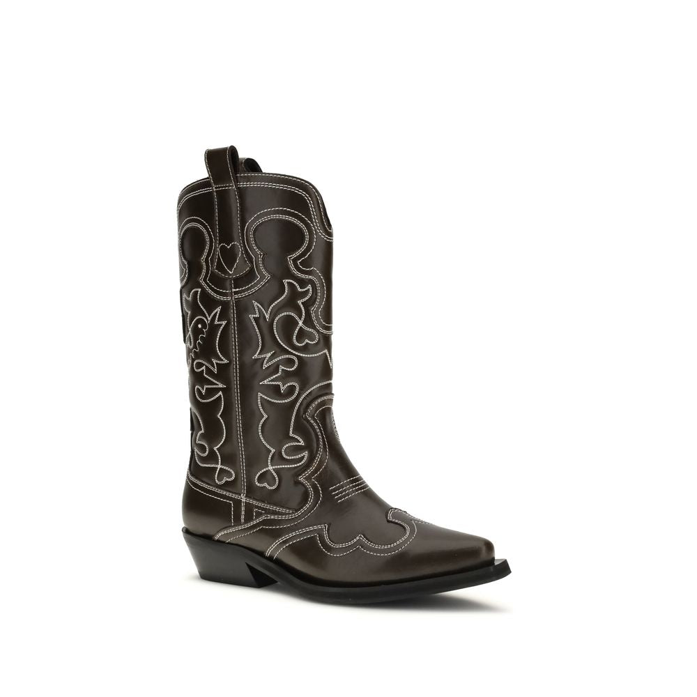 Polyurethane Texan Lace-Up Boots