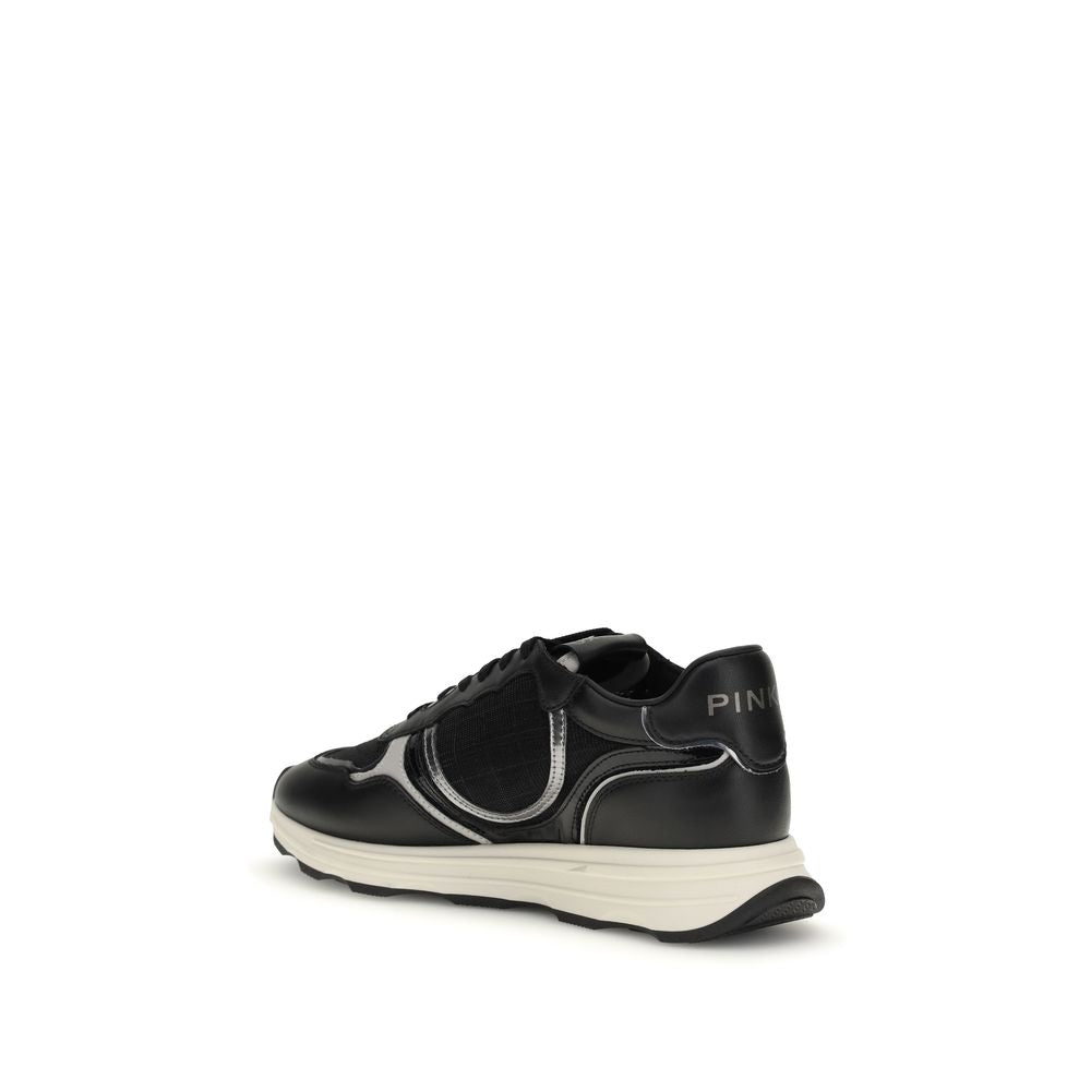 Zoe Calf Leather And Mesh Athletic Sneakers