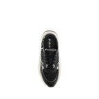 Zoe Calf Leather And Mesh Athletic Sneakers