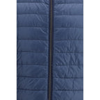 White Polyamide Sleveless Jacket
