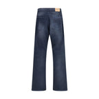 Cotton Wide-Leg Denim Jeans