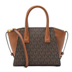 Brown Canvas Avril Handbag