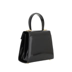Black Calf Leather Handbag