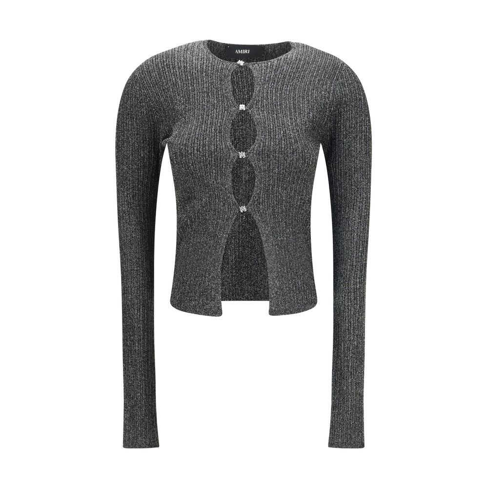 Black Lurex Cardigan